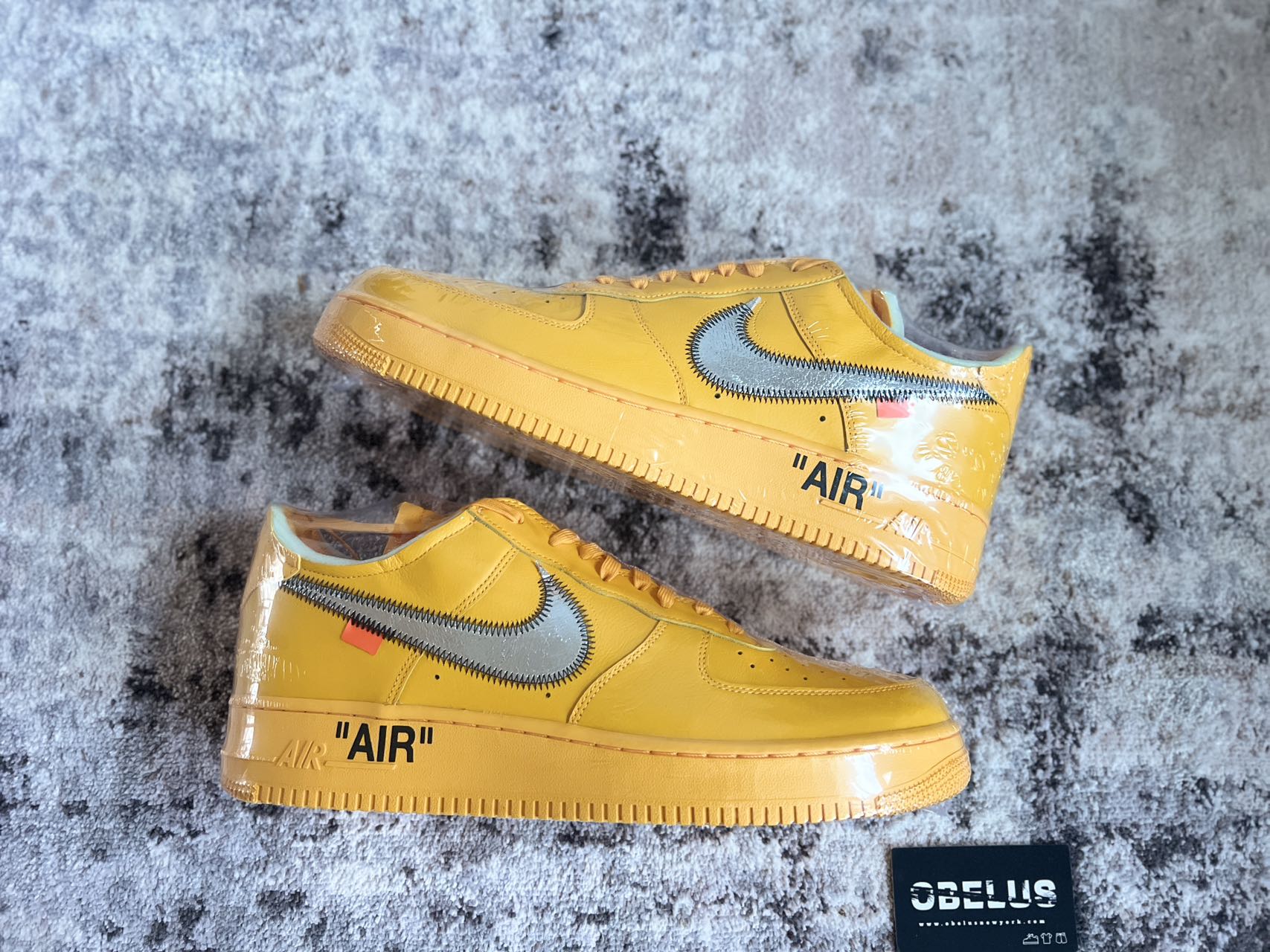 Nike Air Force 1 Low x Off-White ICA University Gold – flipthestore