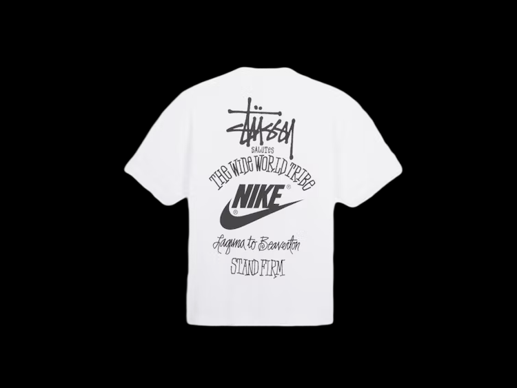 Nike X Stussy The Wide World Tribe T-Shirt White