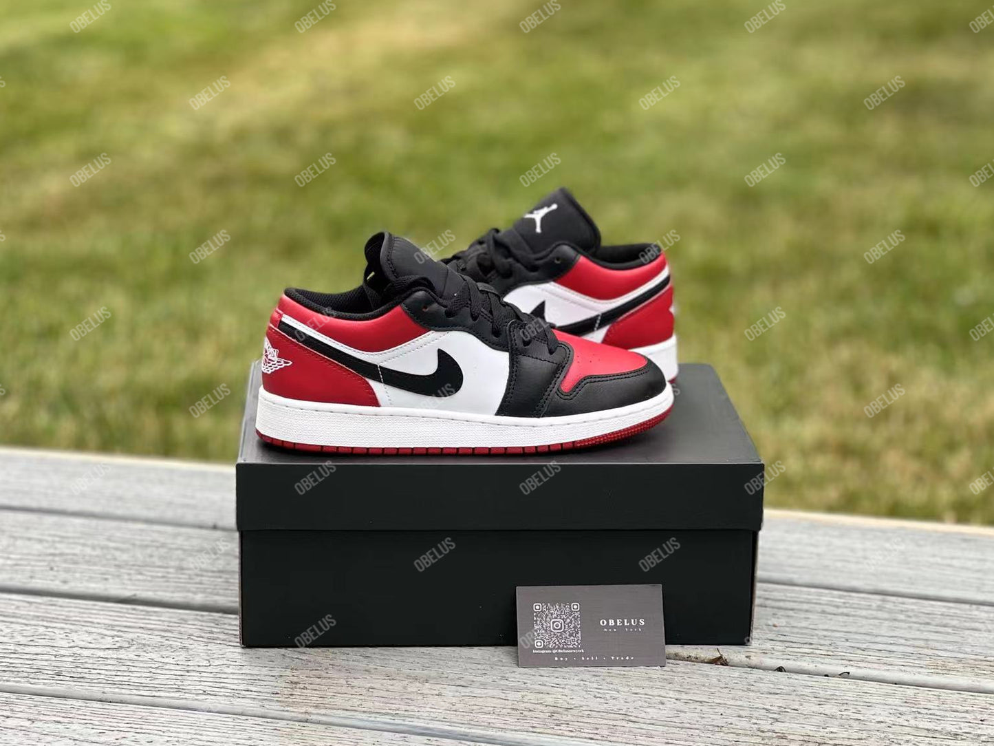 Jordan 1 Low Bred Toe