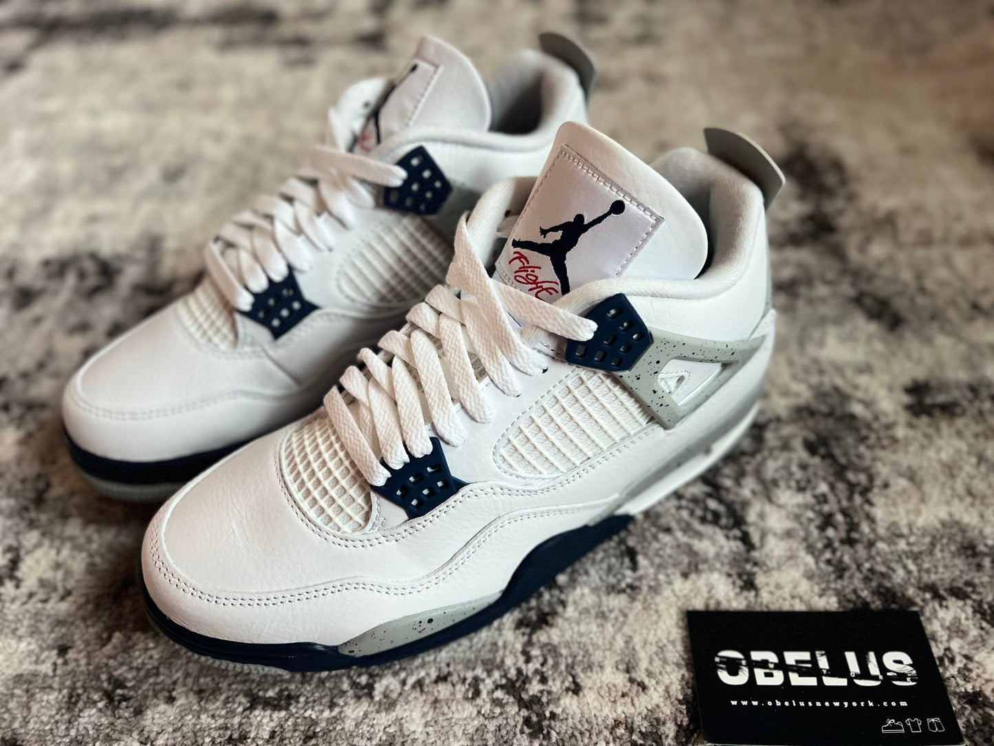 Jordan 4 Retro Midnight Navy GS