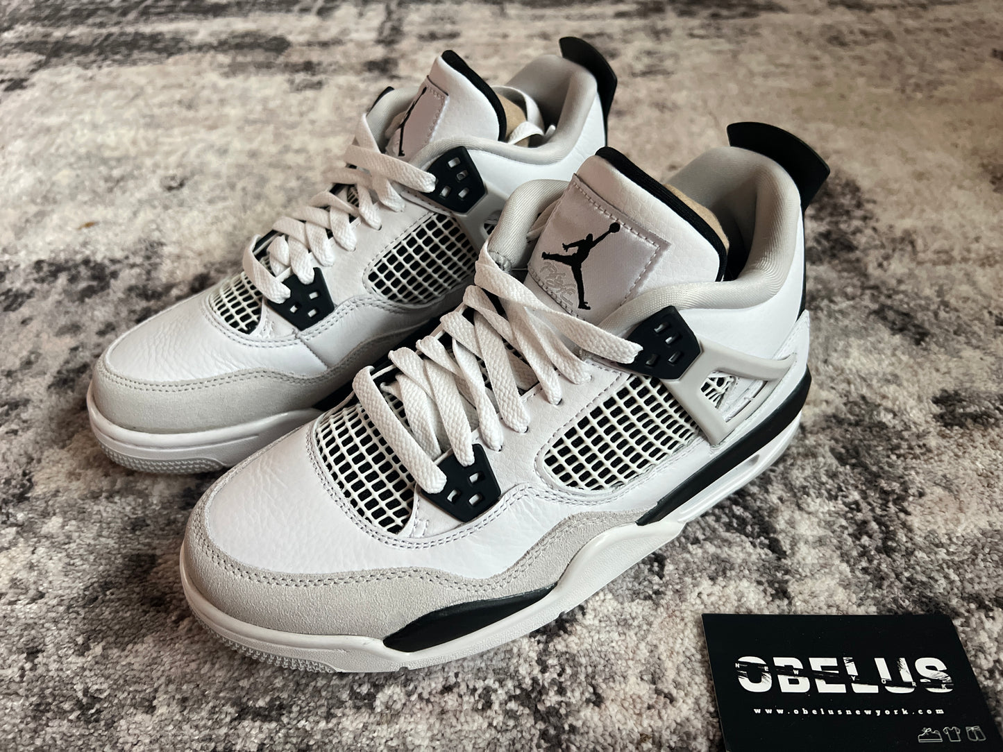 Jordan 4 Retro Military Black (GS)